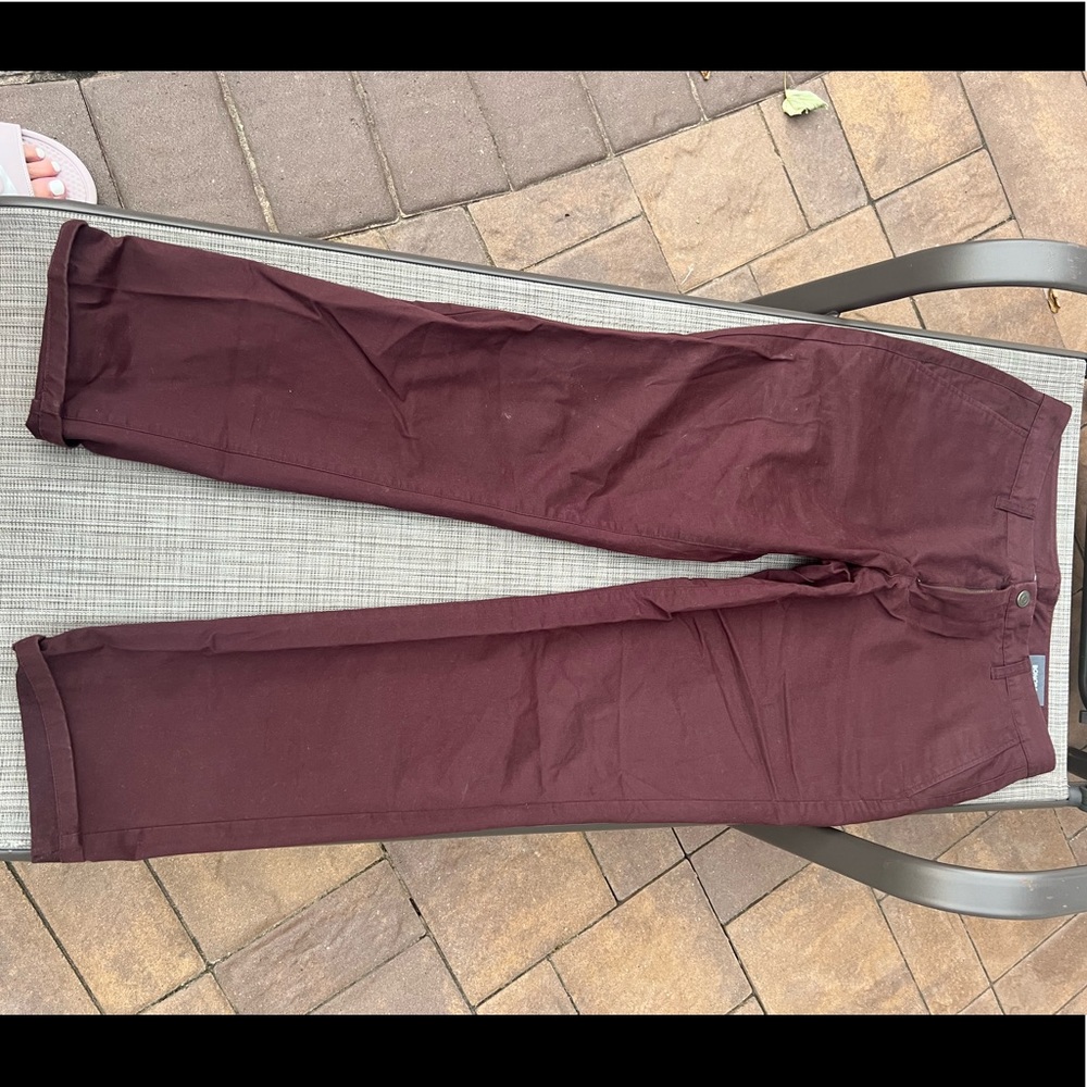 Mens dress pants burgundy